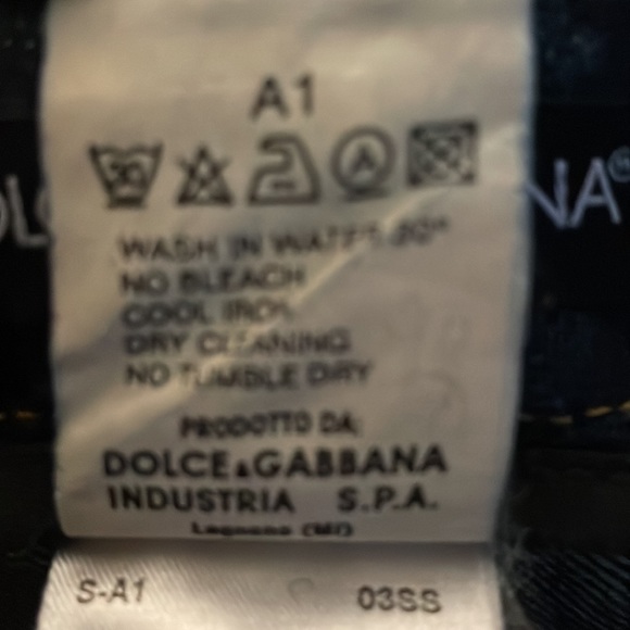 Vintage Dolce & Gabbana Bondage Button Jeans - Picture 11 of 11